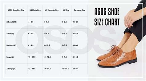 asos shoe size